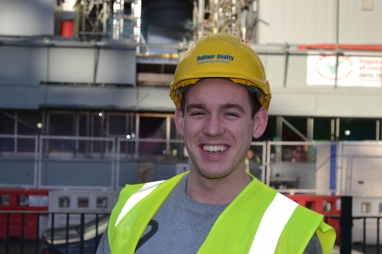 Balfour Beatty apprentice Jack Kleyn - the contractor is hiring another 150 this year.